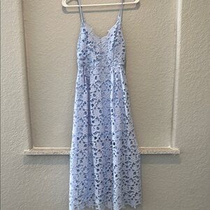 ASTR Blue Lace Dress - like new